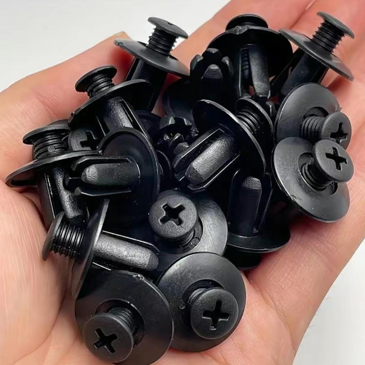 Universal Car Fastener Kit, Durable Plastic 6 StyleDesigns Buckles for Secure & Easy Installation,Automotive Exterior Accessories for WideApplication, Vehicle Replacement, Car Interior KitCar Essentials,Car Visor Clip, Car Accessory, BodyScrew