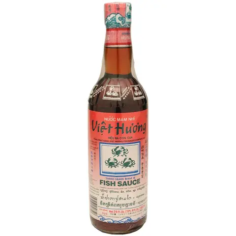 Three Crabs Brand Fish Sauce - Cooking Sauce Flavor Dip, Asian, Traditional