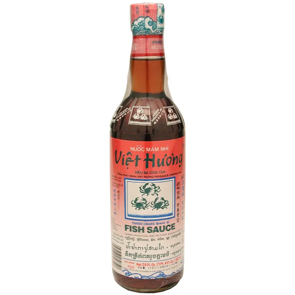 Three Crabs Brand Fish Sauce - Cooking Sauce Flavor Dip, Asian, Traditional Three Crabs Brand Fish Sauce - Cooking Sauce Flavor Dip, Asian, Traditional