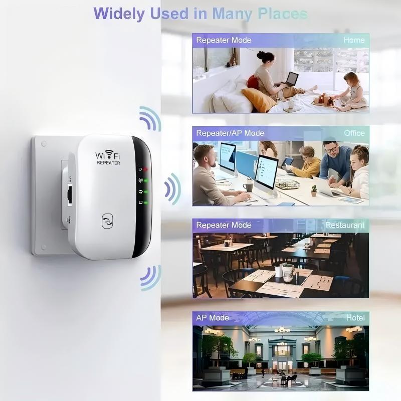 Latest Wifi Extender Covers up to 3650 Sq. ft and 45 Devices Internet Booster with Ethernet Port Quick Setup Home Wireless Signal Booster wireless network repeater