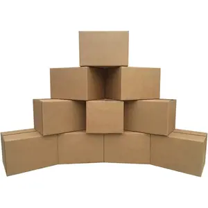 Medium Moving Boxes 18x14x12 Inches (Pack of 10), Sturdy Cardboard Boxes for Storage, Mailing & Shipping