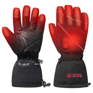 SAVIOR HEAT Heated Gloves for Men Women Winter Warm Skiing Snowboard