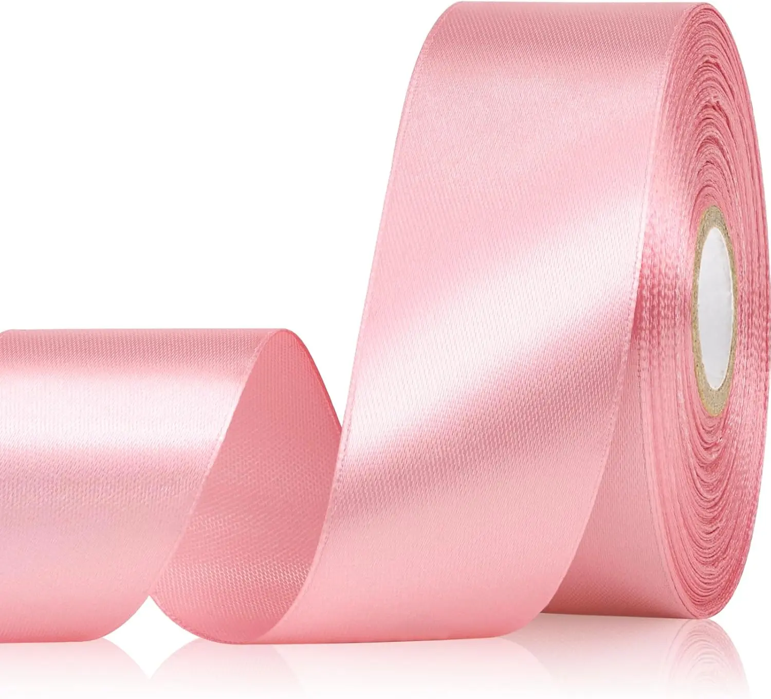 Rose  Ribbon 1-1/2 Inch 30 Yards Rose  Satin Ribbon for Flower Bouquet, Fabric Ribbon for  Wrapping Crafts Hair Accessories Sewing Wedding Christmas