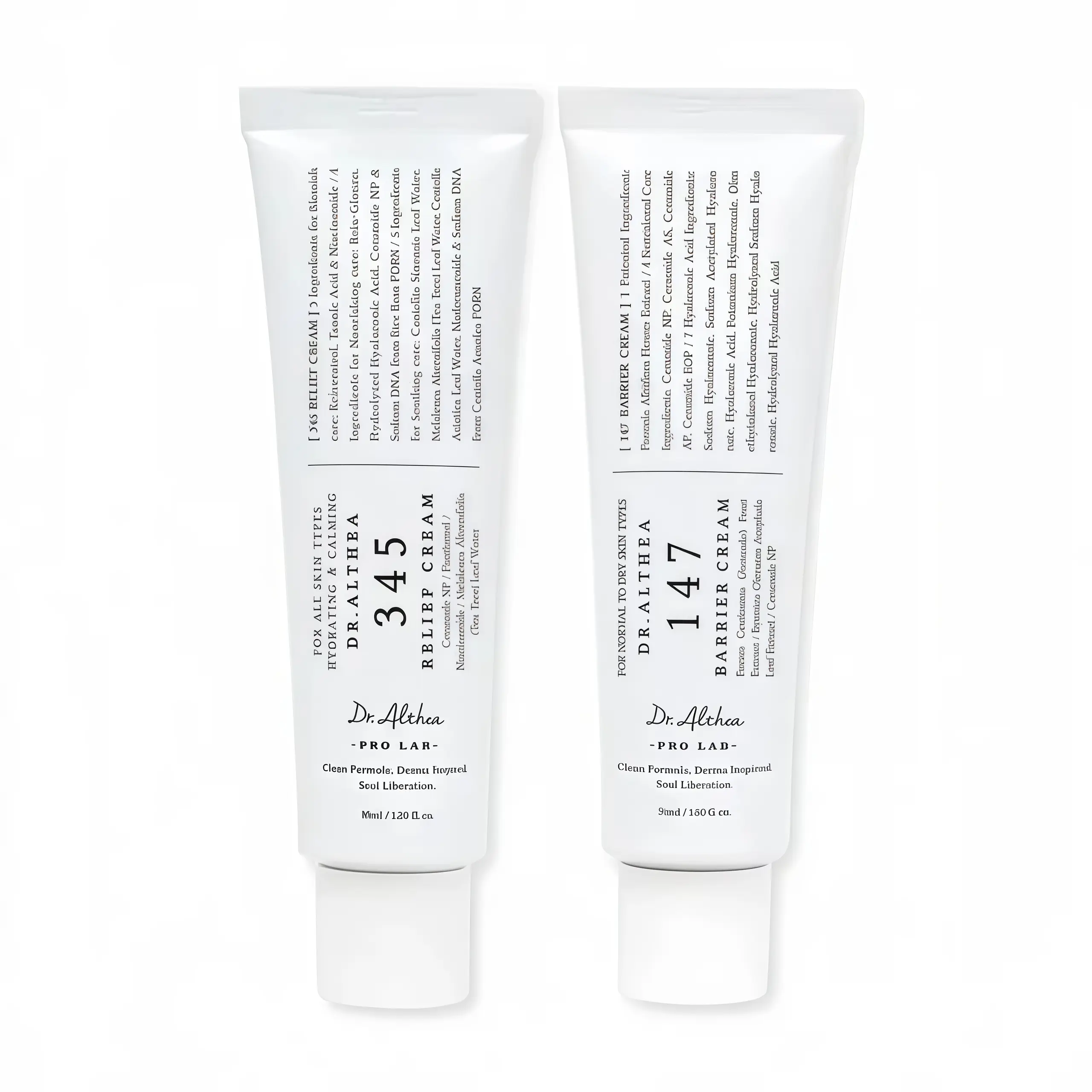 Dr.Althea 345+147 Barrier Cream - Korean Vegan Beauty Products, Daily Skin Barrier Care with Hyaluronic Acid & Ceramides, Deep Moisture for All Skin Types, Hydrating, Moisturizer, 147 Cream