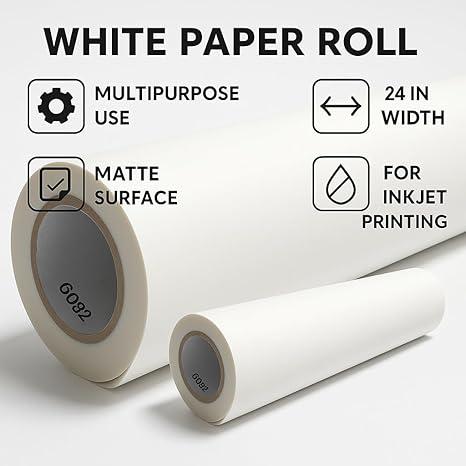 DTF Transfer Film Roll (Hot Peel) 24"x 328ft–Double-Sided Clear PET Heat Transfer Paper for Direct-to-Film Printing–Wash & Crack Resistant–Compatible with All DTF Printers for T-Shirts Textile