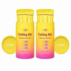 LeeFar Cutting Drink Mix | Strawberry Açaí Flavor |A 3 Packs (90 Servings)