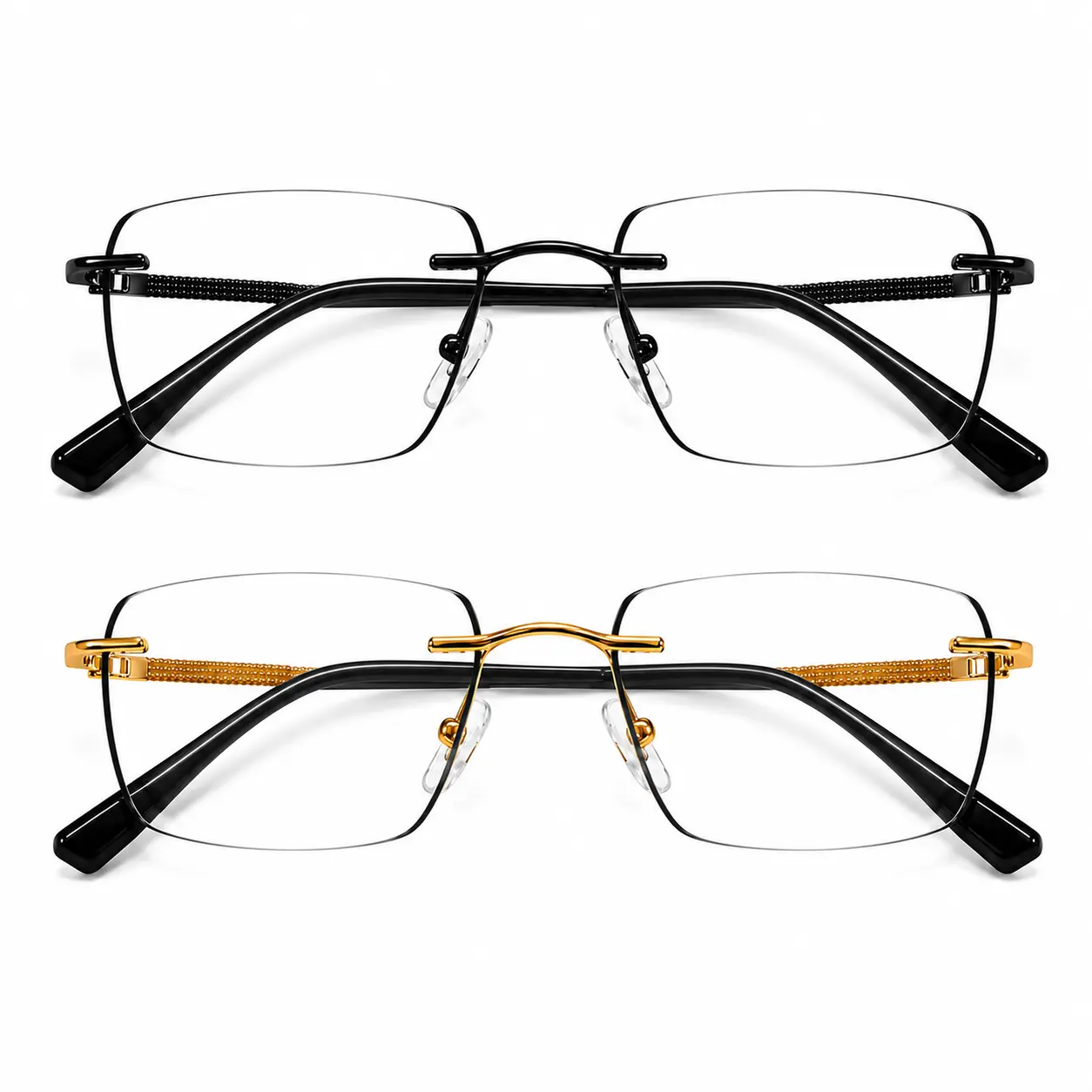 2 Pack Progressive Multifocal Photochromic Reading Glasses for Men Women, Light Adaptive Blue Light Blocking Readers, HD Near Mid Far Vision Eyewear for Indoor Outdoor Use