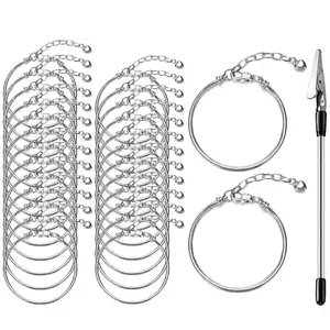 27 piece DIY Pendant Bracelet Making Set 6.3 inch - Adjustable, with Tool Clip, Suitable for DIY Pendants, Name Bracelets, Friendship Bracelets, Beads, Handmade Party Activities