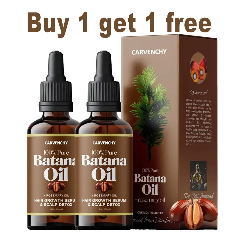 [Buy 1 get 1 free] Batana Oil for Hair,Hair Oil with Rosemary for Hair Growth - 100% Organic Batana Oil