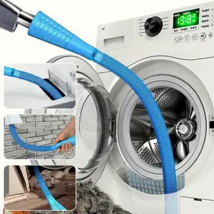 Dryer Vent Cleaner Kit - Vacuum Hose Attachment Brush Lint Remover for Deep Cleaning & Fire Prevention Adjustable Tool, Dryer Cleaning Tool
