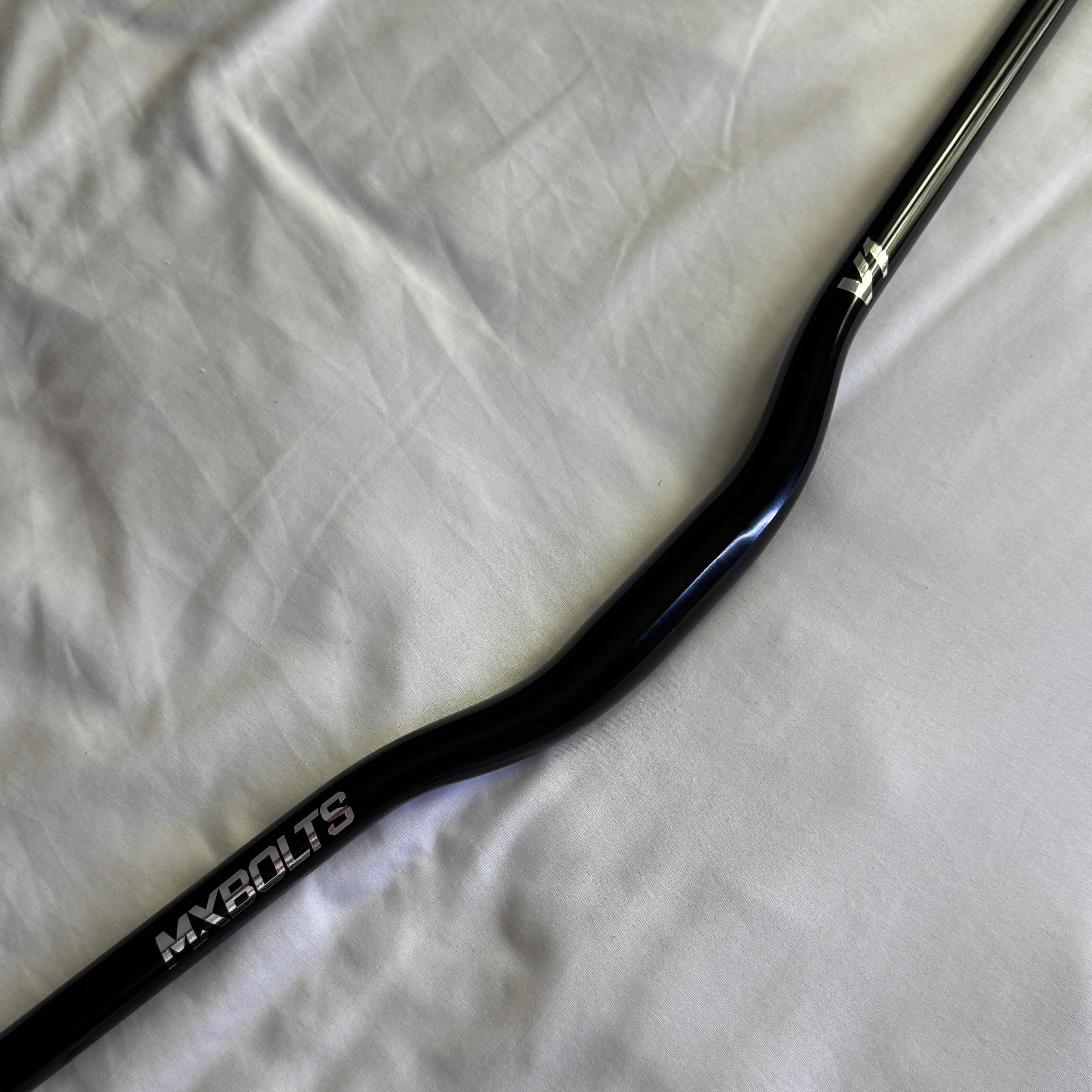 MXBOLTS Gloss Black Handlebar (31.8mm)