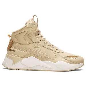 PUMA Mens Rs X High  Sneakers Shoes Casual - Beige