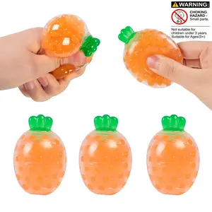 Mini Carrot Stress Relief Toys, Quick Bounce Squeeze, Release Pressure, Office Stress Reliever, Perfect Gift for Holidays and Parties