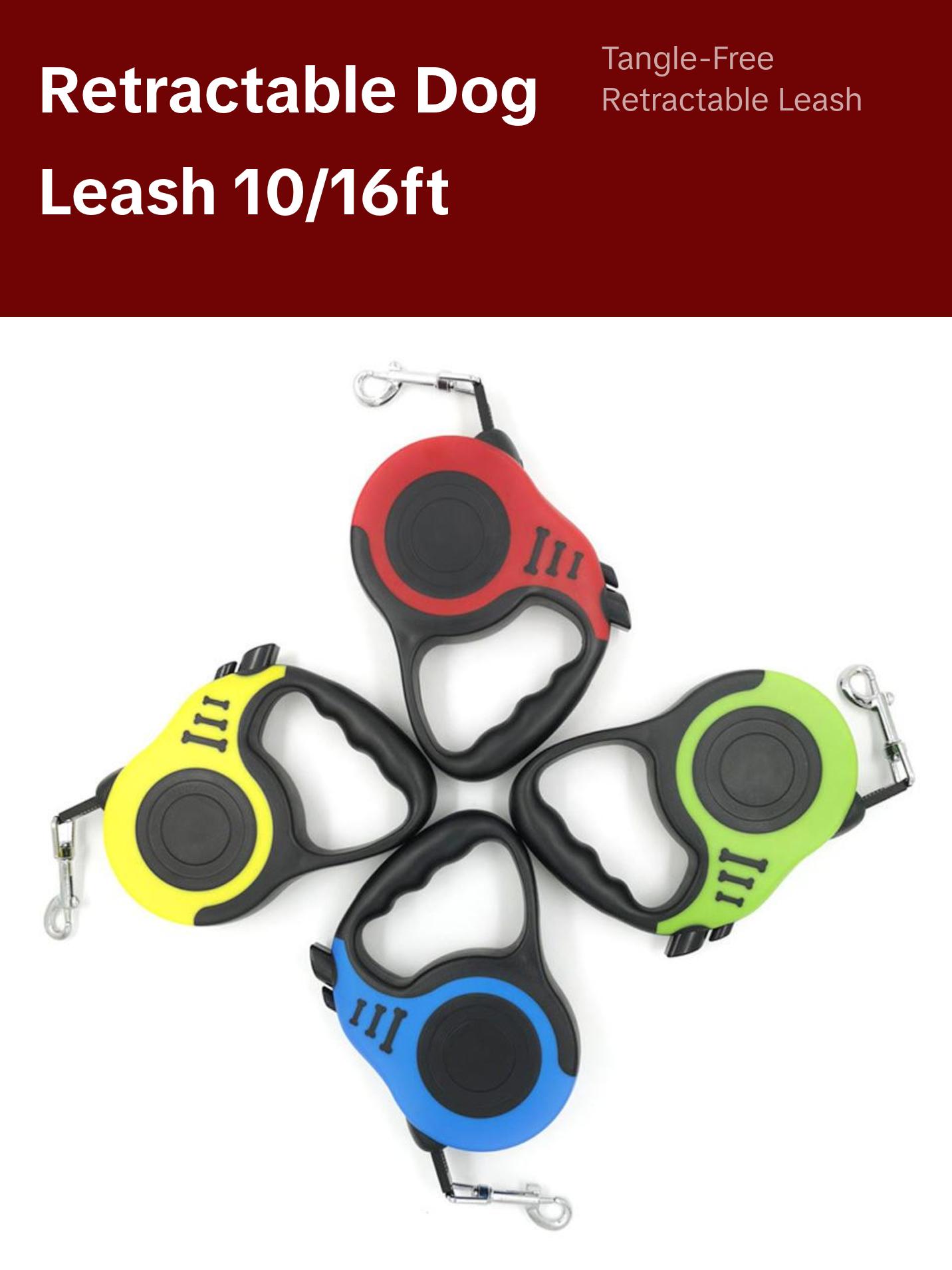 Automatic Telescopic Tractor Retractable Dog Leash, Pet Rope - MOQ 10 Pcs