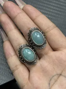 Leah(11844)gc.Amazonite copper ring