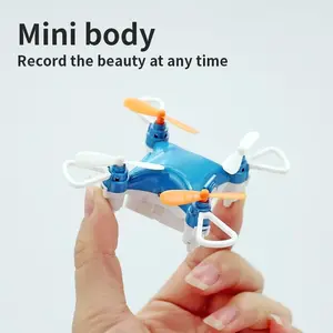 Drone Mini Remote Control Aircraft New Children's Toy Micro Fixed Height Quadcopter Electronic Gadget Mini Body for Indoor Outdoor Use Remote Control Micro Aircraft Fixed Height Quadcopter Electronic Gadget Ideal for Children one-touch takeoff