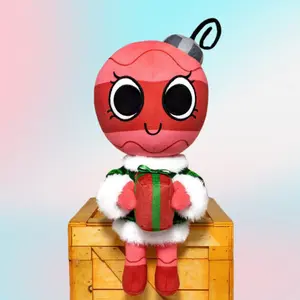 Dandy's World   Bobette the Bauble  Soft Toy   13.7-inch plush toy with a unique magnetic design on the hands, suitable for collectors of game enthusiasts, a lovely gift for young girls, plush toy