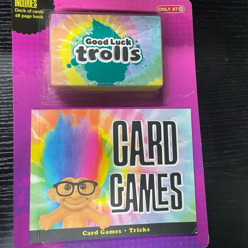 New - Trolls Card Game / Trick Book