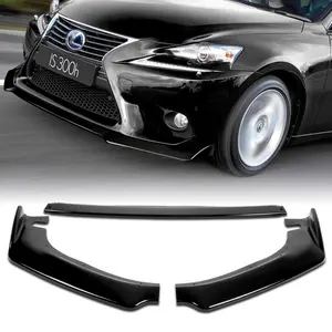 Sport-Style Front Bumper Lip Body Kit Spoiler Compatible with 2014 - 2016 Lexus IS250 / Is350 / Is200t Bumper ( Not Fit F-Sport Model Bumper )