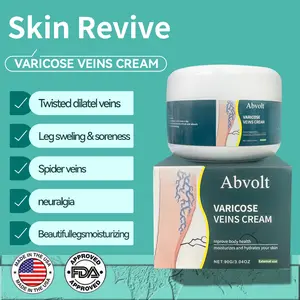 Varicose Vein Relief Cream for Legs 90g Value Size Helps with Leg Pain Swelling Tired Heavy Legs and Spider Veins Soothing Daily Leg Vein Care