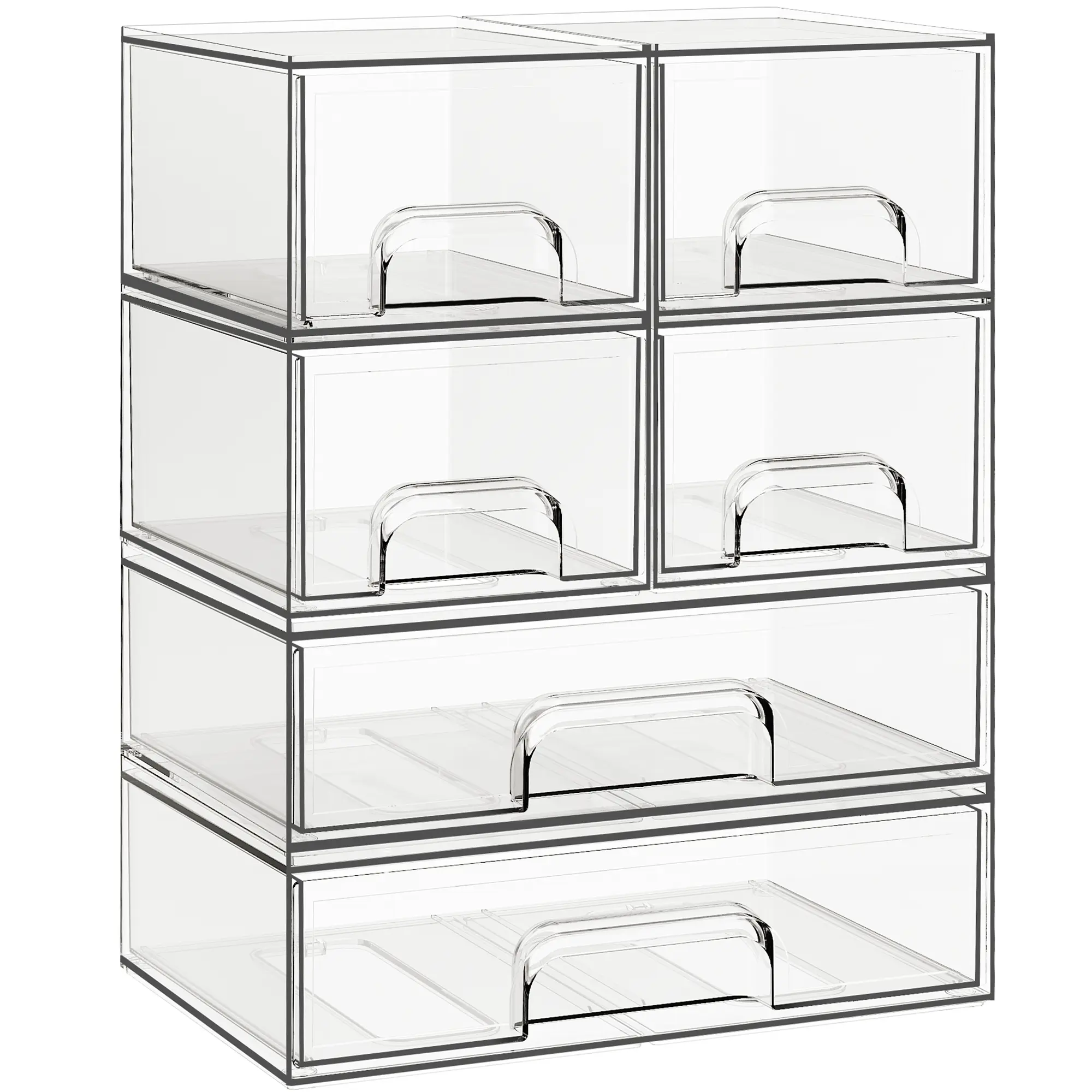 6 Pack【4 Small+2 Wide】