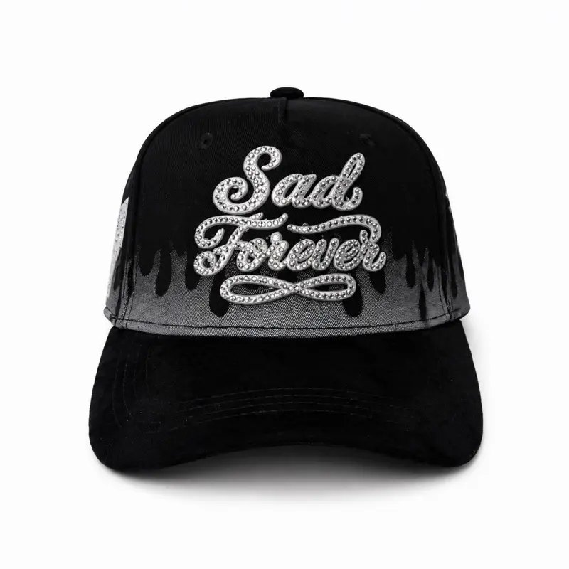 Dandy Hats X Junior H “Sad Forever” SnapBack Hat - Premium Streetwear Baseball Cap for Men & Women, Adjustable Trucker Cap, Embroidered Graphic