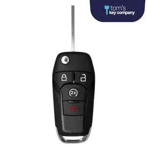 Ford Aftermarket Keyless Entry Flip Key 4-Button with Remote Start (FORFK-4B-RS-FLP)