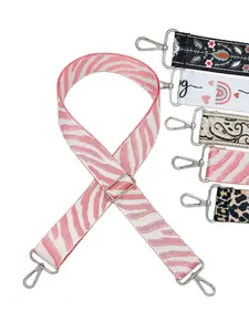 Bohemian Style Aztec Bag Strap 3.8cm, Adjustable Wide Shoulder Strap for Unisex Bags, Reusable Long Replacement Belt, All Seasons