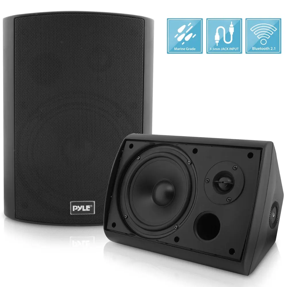 6.5" Waterproof Bluetooth Speakers - High Power Sound, Easy Install, White 6.5" Waterproof Bluetooth Speakers - High Power Sound, Easy Install, White