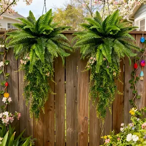 6-Piece Spring New Persian Grass, Large Elegant Artificial Tropical Rainforest Palm Tree, Indoor/outdoor Decor, Festival Gifts, Garden Decoration