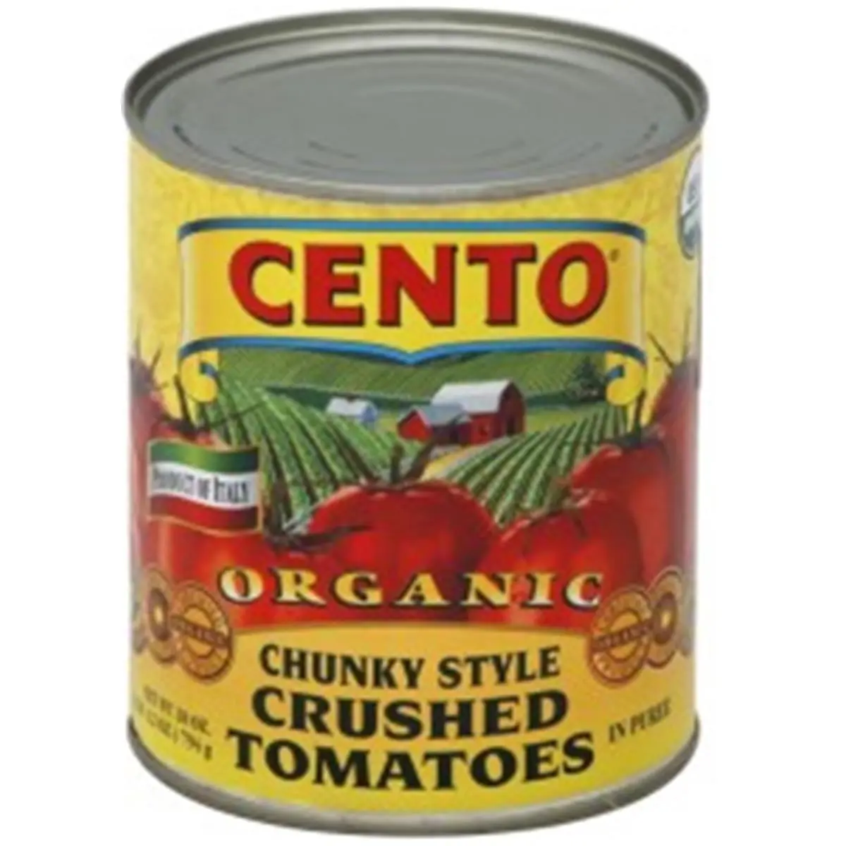 Cento Organic Crushed Tomato Foods, 28 oz - Pack of 6