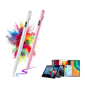 Stylus Pens for iPad, Touch Screens Stylus Pencils High Sensitivity Disc & Fiber Tip Universal Stylus with Magnetic Cap Compatible with iPad, iPhone, Android, Microsoft Tablets