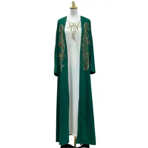 2-Piece Open Abaya Set: Versatile Style and Modest Elegance