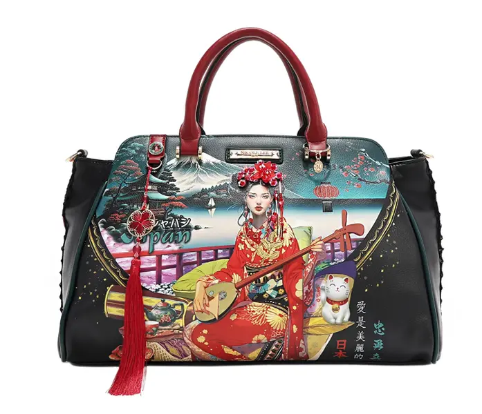 AKIKO LA BELLEZA WIDE HANDBAG