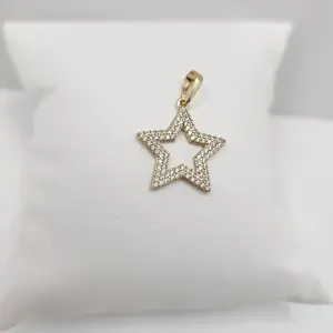 Gold Laminated Star Pendant