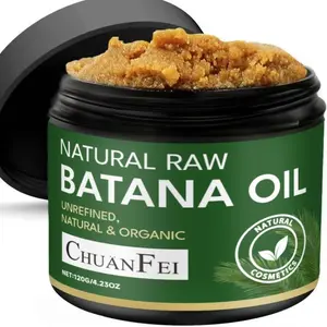 Raw Unrefined Batana Oil for Hair Growth, Handmade Natural Treatment for Thicker Stronger Fuller Hair, Vegan Hair Growth Supplements Hair Oil, Biotin Castor Oil Haircare, Strengthening Hair