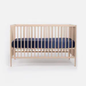 Organic Silver Ion Silk Crib Fitted Sheet