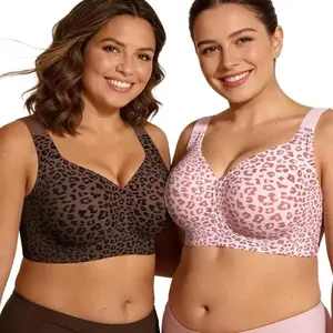 Heycomfy Womens Jelly Bras Full Coverage Wireless Supportive Bra Push Up Plus Size Comfort Soft No Underwire Seamless Comfortable Wireless T-Shirt Everyday Bras Wings seamless t-shirt bra