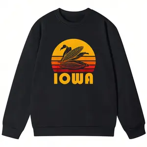 Retro Corn Planting Gift Sweatshirt – Outdoor Long Sleeve, Suitable for Everyone