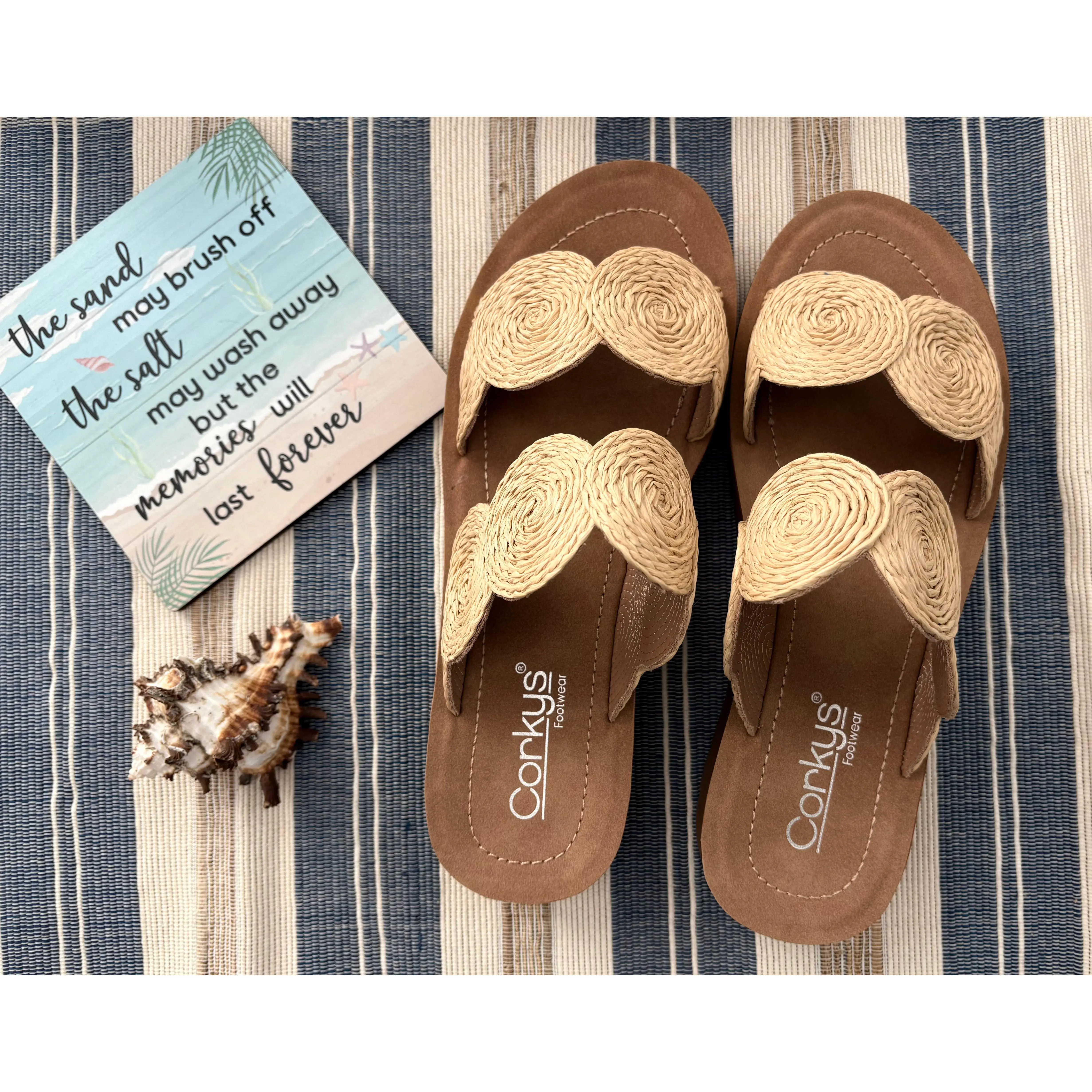 Women Corkys Beach slides  Practical Sandal wedge Summer Comfort Soft Shoe Footwear Girl Active