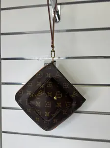 Pre-owned Canvas Clutches & Wristlets Louis Vuitton Partition Wristlet KY31