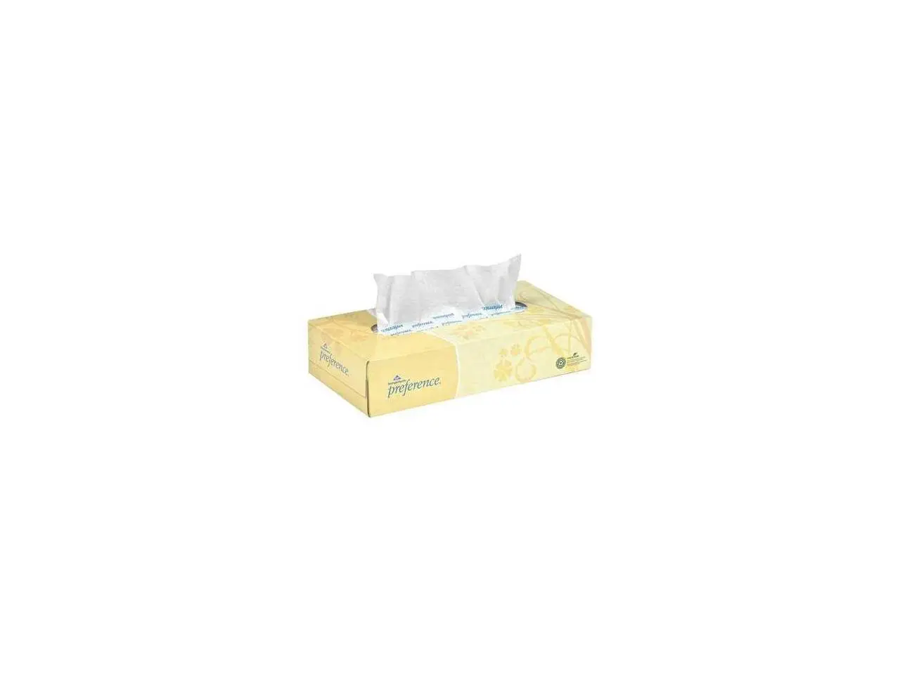 GEORGIA-PACIFIC 48100 Preference Facial Tissue, FlatBox,PK30