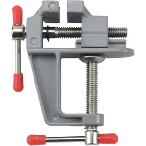 Generic Mini Jeweler Table Clamp, Craft Table Repair Tool, Mini Table Clamp Vice, Portable Work Small Bench Vise, Small Table Clamp for Jewelry Making Electronics Craft Model Building