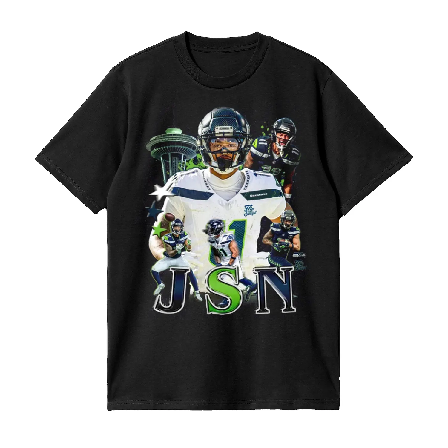 Jaxon Smith-Njigba Vintage Graphic Tee Football Fan Favorite T-Shirt – Vintage Streetwear Available S–5XL HGP05806