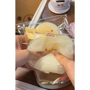 Soft toys with a frozen butter like texture - carrot bear shaped to relieve stress -food grade silicone