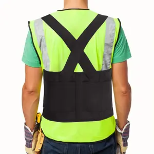 Breathable Back Support Belt with Shoulder Straps, Unisex Adjustable Waist Support for Daily Wear and Work Scenarios, Adjustable Posture Belt, Back Posture Brace