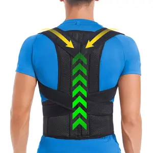 S-5XL oversize Back Brace Posture Corrector for Women and Men, Back Braces for Upper and Lower Back Pain Relief, Adjustable and Fully Back Support Improve Posture and Lumbar Support