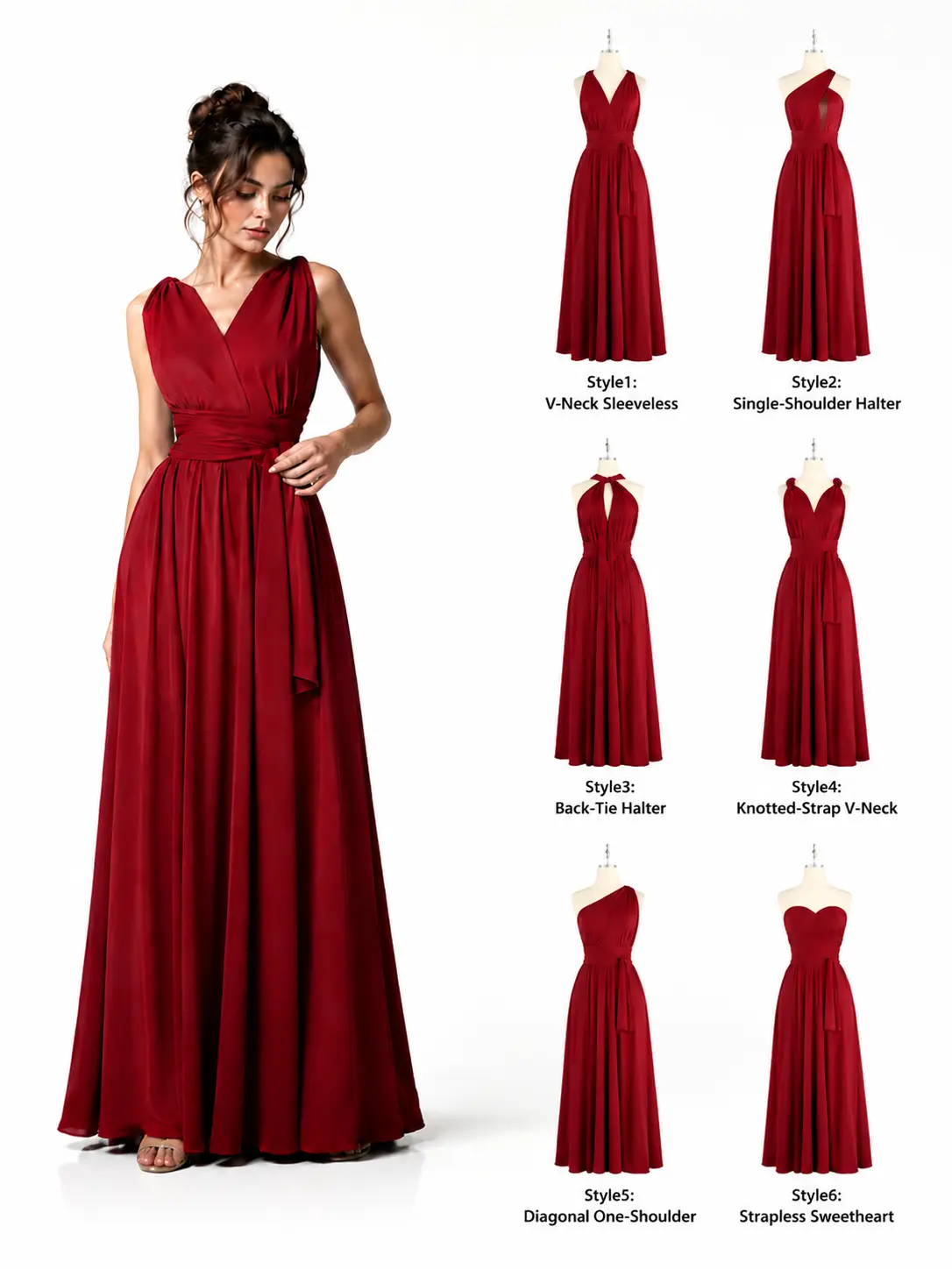 Women's Soft Ruched Satin Halter Neck Formal Maxi Evening Gown - Sleeveless, Polyester, Backless, A-Line, Self-Tie Straps, Solid, Hand Wash for Wedding Guest, Anniversary Party, Sexy