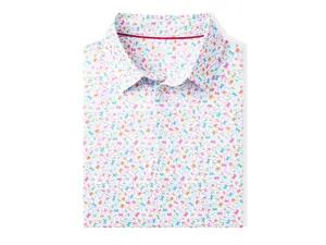 DTWOOO Brand - PALM PAINTING - Men's Print Performance Polo