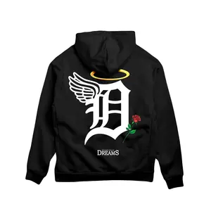 ‘HALO & WINGS’ HOODIE (BLACK)